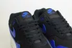 Nike Air Max 1 Black Hyper Royal – Blauw/Zwart – Heren/Dames/Uniseks Sneakers – Leer/Mesh - FZ5808-010 – Bovenkant