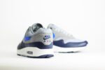 Nike Air Max 1 Essential Navy Grey Royal – Grijs/Blauw – Heren/Dames/Uniseks Sneakers – Leer/Mesh - FZ5808-003 – Achterkant