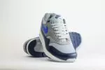Nike Air Max 1 Essential Navy Grey Royal – Grijs/Blauw – Heren/Dames/Uniseks Sneakers – Leer/Mesh - FZ5808-003 – Voorkant