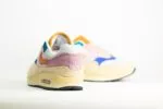 Nike Air Max 1 Tan Lines (W) - Roze/Blauw/Beige/Geel - Heren/Dames/Uniseks Sneakers - Suede/Mesh - FN7200-224 - Achterkant