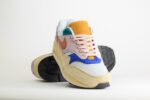 Nike Air Max 1 Tan Lines (W) - Roze/Blauw/Beige/Geel - Heren/Dames/Uniseks Sneakers - Suede/Mesh - FN7200-224 - Voorkant
