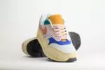 Nike Air Max 1 Tan Lines (W) - Roze/Blauw/Beige/Geel - Heren/Dames/Uniseks Sneakers - Suede/Mesh - FN7200-224 - Voorkant