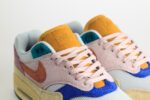 Nike Air Max 1 Tan Lines (W) - Roze/Blauw/Beige/Geel - Heren/Dames/Uniseks Sneakers - Suede/Mesh - FN7200-224 - Bovenkant