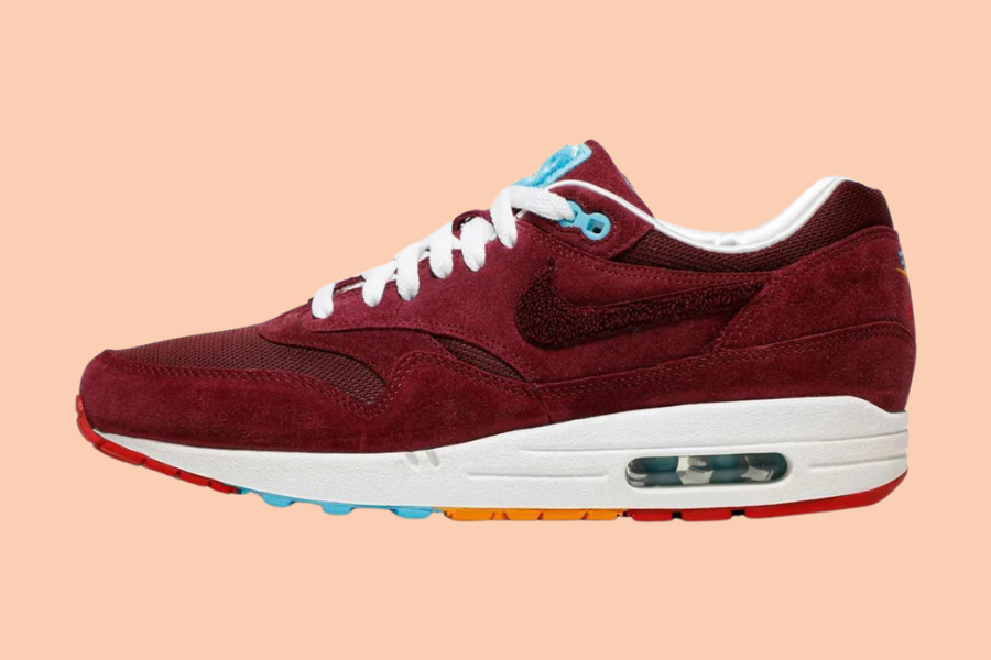 Nike Air Max 1 Cherrywood - zijkant