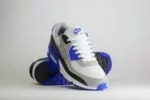 Nike Air Max 90 Hyper Royal – Wit/Blauw – Heren/Dames/Uniseks Sneakers – Suede/Mesh - DM0029-112 – voorkant