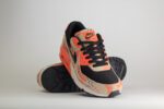 Nike Air Max 90 Premium Bio Beige Safety Orange Camo – Zwart/Oranje – Heren/Dames/Uniseks Sneakers – Leer/Mesh - IF1721-201 – voorkant