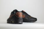 Nike Air Max 90 QS Volcano – Zwart/Oranje – Heren/Dames/Uniseks Sneakers – Leer - HF3248-001 – achterkant