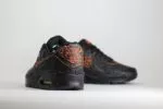 Nike Air Max 90 QS Volcano – Zwart/Oranje – Heren/Dames/Uniseks Sneakers – Leer - HF3248-001 – achterkant