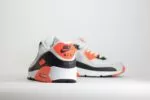Nike Air Max 90 Safety Orange – Wit/Oranje – Heren/Dames/Uniseks Sneakers – Mesh/Leer - DH8010-108 – achterkant