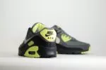 Nike Air Max 90 Smoke Grey Light Lemon Twist – Grijs/Geel – Heren/Dames/Uniseks Sneakers – Suede/Mesh - DM0029-012 – achterkant