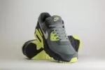 Nike Air Max 90 Smoke Grey Light Lemon Twist – Grijs/Geel – Heren/Dames/Uniseks Sneakers – Suede/Mesh - DM0029-012 – voorkant
