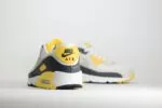 Nike Air Max 90 White Lightning – Wit/Geel – Heren/Dames/Uniseks Sneakers – Suede/Mesh - DM0029-111 – achterkant