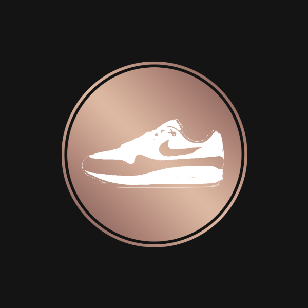 loyaliteitsprogramma badge - zwarte achtergrond - brons
