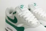 Nike Air Max 1 Anniversary Green – Wit/Groen – Heren/Dames/Uniseks Sneakers – Vilt/Mesh - DC1454-100 – Bovenkant