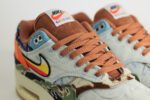 Nike Air Max 1 SP Concepts Heavy – Blauw/Groen – Heren/Dames/Uniseks Sneakers – Denim/Canvas - DN1803-900 – Bovenkant