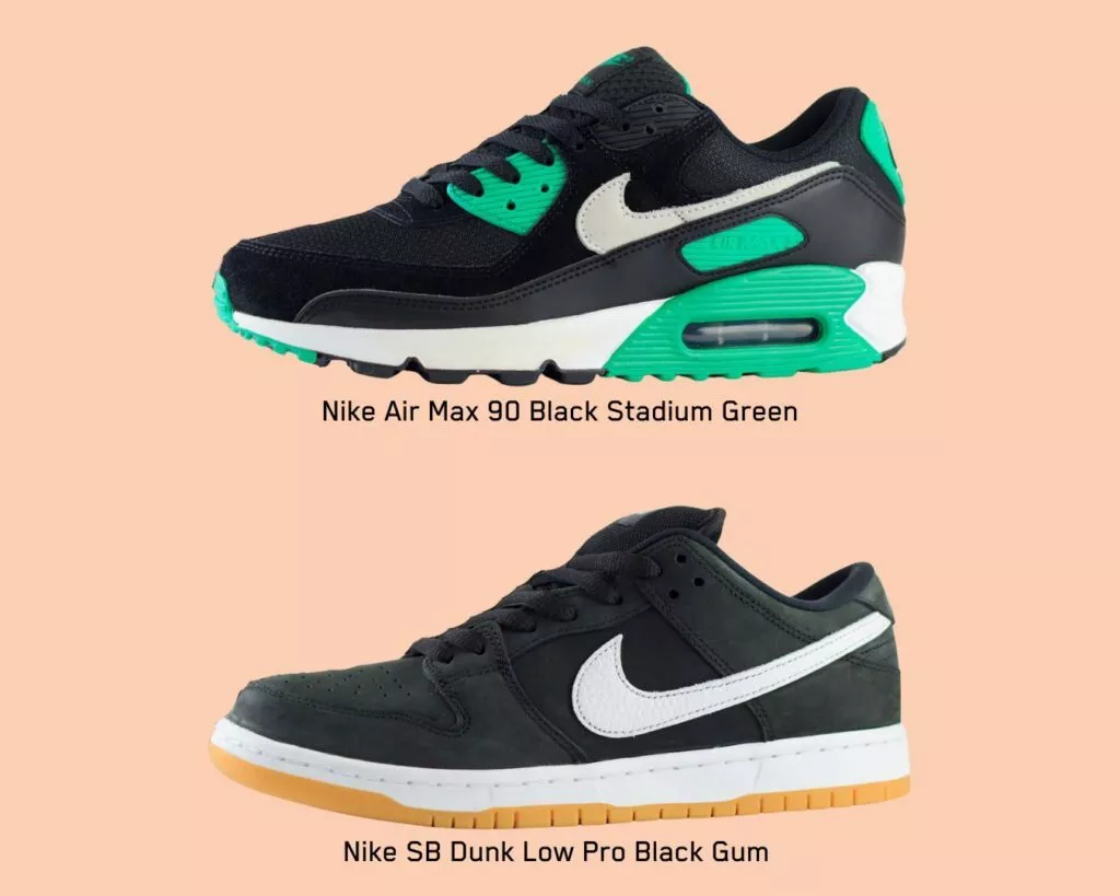 Nike Air Max 90 - Nike Dunk Low