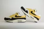 Nike Air Max 1 '87 Saturn Gold Black (W) – Zwart/Geel/Wit– Heren/Dames/Uniseks Sneakers – Vilt/Mesh - HF1194-700 – Binnenkant