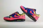 Nike Air Max 1 CNY Longevity - Zwart/Blauw/Roze/Groen/Rood/Geel - Heren/Dames/Uniseks Sneakers - Lakleer/Canvas - CU8861-460 - Binnenkant