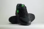 Nike Air Max 1 Essential Black Green Strike - Zwart/Groen - Heren/Dames/Uniseks Sneakers - Leer/Suede/Mesh - FZ5808-012 - Voorkant