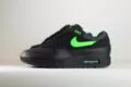 Nike Air Max 1 Essential Black Green Strike - Zwart/Groen - Heren/Dames/Uniseks Sneakers - Leer/Suede/Mesh - FZ5808-012 - Zijkant