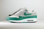 Nike Air Max 1 Essential Evergreen Aura – Wit/Groen – Heren/Dames/Uniseks Sneakers – Leer/Mesh - FZ5808-016 – Zijkant