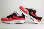 Nike Air Max 1 Essential Reverse Chili – Rood/Zwart/Wit – Heren/Dames/Uniseks Sneakers – Leer/Mesh - FZ5808-015 – Binnenkant