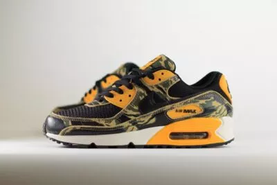 Nike Air Max 90 Premium Black University Gold Camo