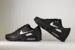 Nike Air Max 90 Slawn Black - Zwart/Wit - Heren/Dames/Uniseks Sneakers - Leer - FD6492-001 - Binnenkant