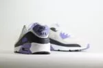 Nike Air Max 90 White Dusty Amethyst - Wit/Zwart/Paars/Grijs - Heren/Dames/Uniseks Sneakers - Leer/Suede/Mesh - DM0029-114 - Achterkant