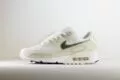 Nike Air Max 90 White Flat Pewter (W) - Wit/Beige - Heren/Dames/Uniseks Sneakers - Leer - HM8128-101 - Zijkant