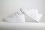 Nike Air Force 1 Low Premium Triple White – Wit – Heren/Dames/Uniseks Sneakers – Leer – IM3078-100 – Binnenkant