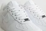 Nike Air Force 1 Low Premium Triple White – Wit – Heren/Dames/Uniseks Sneakers – Leer – IM3078-100 – Bovenkant