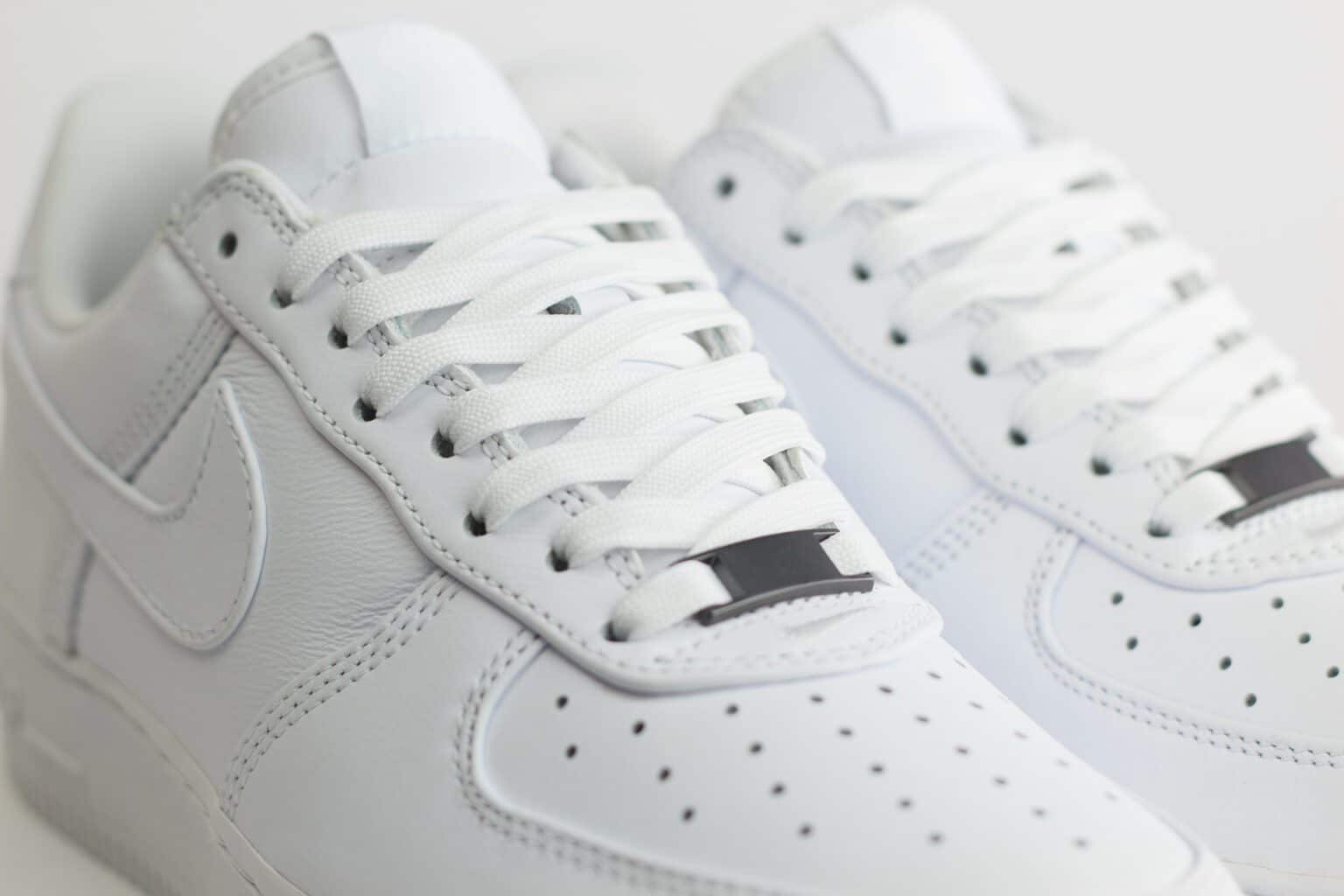 Nike Air Force 1 Low Premium Triple White – Wit – Heren/Dames/Uniseks Sneakers – Leer – IM3078-100 – Bovenkant