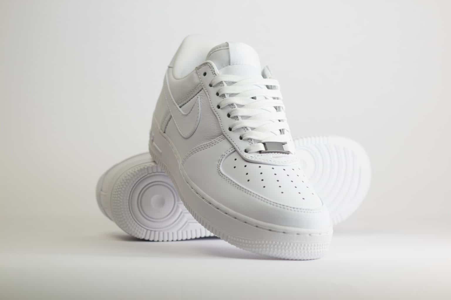 Nike Air Force 1 Low Premium Triple White – Wit – Heren/Dames/Uniseks Sneakers – Leer – IM3078-100 – Voorkant