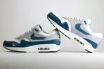 Nike Air Max 1 Dark Teal Green – Wit/Groen – Heren/Dames/Uniseks Sneakers – Leer – DH4059-101 – Binnenkant
