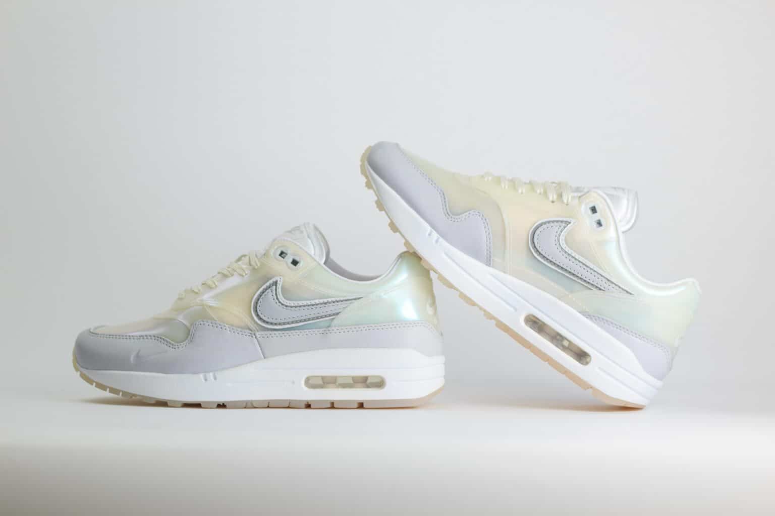 Nike Air Max 1 SNKRS Day White (W) – Wit/Beige/Grijs – Heren/Dames/Uniseks Sneakers – Leer – DA4300-100 – Binnenkant