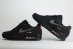 Nike Air Max 90 Black Metallic Cool Grey Orange – zwart/oranje – Heren/Dames/Uniseks Sneakers – suede/Mesh – DO6706-010 – Binnenkant