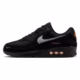 Nike Air Max 90 Black Metallic Cool Grey Orange – zwart/oranje – Heren/Dames/Uniseks Sneakers – suede/Mesh – DO6706-010 – Zijkant