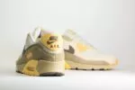 Nike Air Max 90 Chamois – Beige/Grijs – Heren/Dames/Uniseks Sneakers – Leer/Suede/Canvas - IB6392-002 – Achterkant