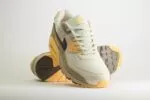 Nike Air Max 90 Chamois – Beige/Grijs – Heren/Dames/Uniseks Sneakers – Leer/Suede/Canvas - IB6392-002 – Voorkant