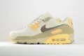 Nike Air Max 90 Chamois – Beige/Grijs – Heren/Dames/Uniseks Sneakers – Leer/Suede/Canvas - IB6392-002 – Zijkant