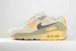 Nike Air Max 90 Chamois – Beige/Grijs – Heren/Dames/Uniseks Sneakers – Leer/Suede/Canvas - IB6392-002 – Zijkant