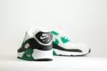 Nike Air Max 90 Malachite – Wit/Groen – Heren/Dames/Uniseks Sneakers – Leer/Mesh – FB9658-102 – Achterkant