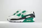 Nike Air Max 90 Malachite – Wit/Groen – Heren/Dames/Uniseks Sneakers – Leer/Mesh – FB9658-102 – Zijkant