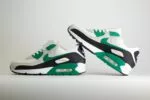 Nike Air Max 90 Malachite – Wit/Groen – Heren/Dames/Uniseks Sneakers – Leer/Mesh – FB9658-102 – Binnenkant