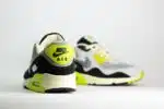 Nike Air Max 90 SP Patta Waves Cyber – Zilver/Groen/Grijs/Zwart – Heren/Dames/Uniseks Sneakers – Leer/Mesh – HF8814-001 – Achterkant