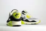 Nike Air Max 90 SP Patta Waves Cyber – Zilver/Groen/Grijs/Zwart – Heren/Dames/Uniseks Sneakers – Leer/Mesh – HF8814-001 – Achterkant