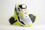Nike Air Max 90 SP Patta Waves Cyber – Zilver/Groen/Grijs/Zwart – Heren/Dames/Uniseks Sneakers – Leer/Mesh – HF8814-001 – Voorkant