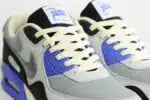 Nike Air Max 90 SP Patta Waves Sapphire – Zilver/Paars/Grijs/Zwart – Heren/Dames/Uniseks Sneakers – Leer/Mesh – HF8814-002 – Bovenkant