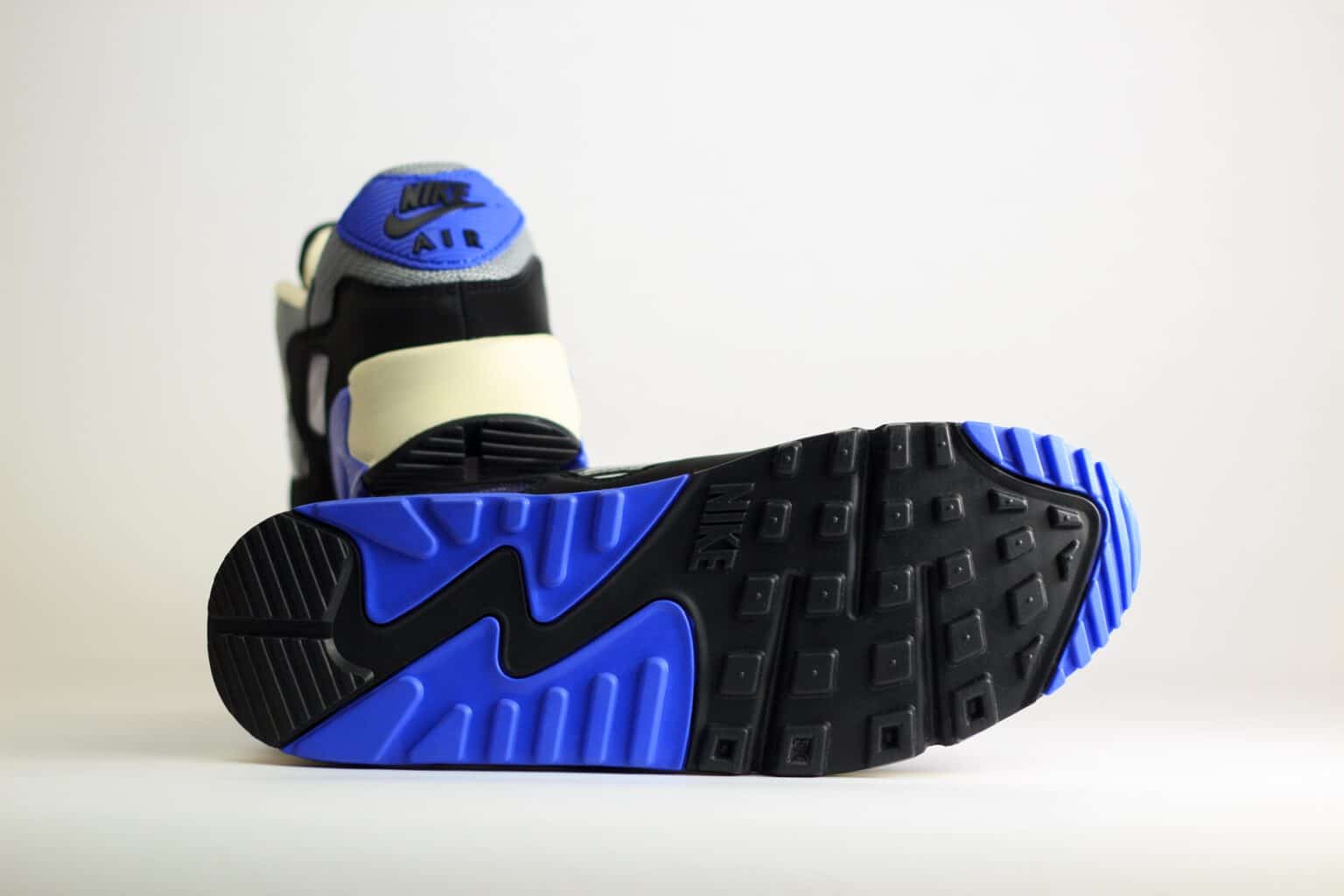 Nike Air Max 90 SP Patta Waves Sapphire – Zilver/Paars/Grijs/Zwart – Heren/Dames/Uniseks Sneakers – Leer/Mesh – HF8814-002 – Onderkant
